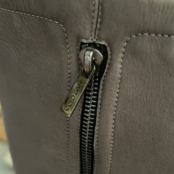 Jimmy Choo light gray size 39 knee high boot - Picture 6 of 6